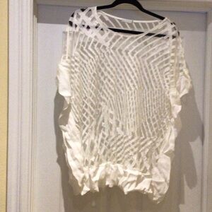 Chic White Women's Top